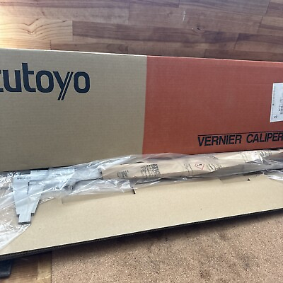 #ad MITUTOYO 600mm VERNIER CALIPER Nib Style Jaws 160 131 Grad .002 Japan $375.00