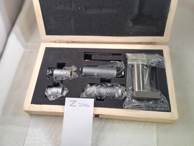 #ad NEW 2 6quot; TUBULAR INSIDE MICROMETER SET 0.001quot; Increments. WITH WOODEN BOX. Z206 $99.95