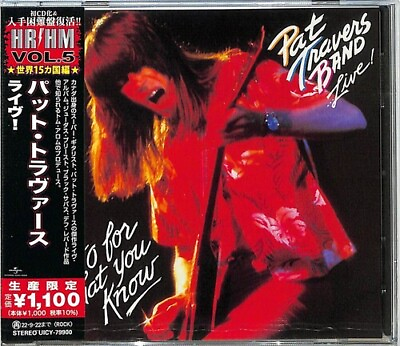 #ad Pat Travers Pat Travers Band...Live Go For What You Know Japanese Pressing $14.84