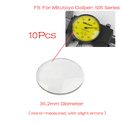 #ad Mitutoyo Dial Caliper Replacement Accessories Crystal Cover Lid For 505 Series $22.49