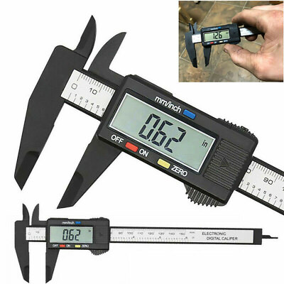 #ad 6quot; Micrometer Digital Measuring Tool Caliper Vernier Gauge Metric 150mm 6 inch $9.45