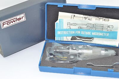 #ad #ad NEW Fowler 0 1#x27;#x27; Precision Outside Micrometer .0001 With Hard Case $19.99