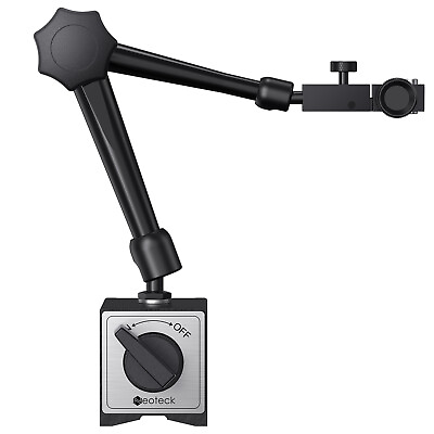 #ad Neoteck Magnetic Base Adjustable Dial Indicator Gauge Test Holder Stand Tool $34.95