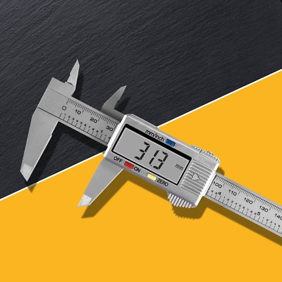 #ad #ad 6#x27;#x27; 150mm LCD Digital Caliper Vernier Micrometer Measure Survey Gauge Tools $7.99