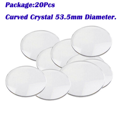 #ad Sell 20Pcs Mitutoyo Dial Caliper Replacement Part Crystal Cover Lid 53.5mm $40.01