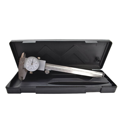 #ad New 6 Inch Dial Caliper Stainless Steel Shockproof Gauge 0.001quot; Of One Inch. $22.14