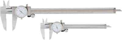 #ad Value Collection 2 Piece Dial Caliper Set: Stainless Steel White Dial 6quot; amp; 12quot; $74.73
