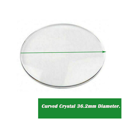 #ad Mitutoyo36.2mm Dial caliper Replacement Part Curved Crystal cover Lid 505 Series $8.50