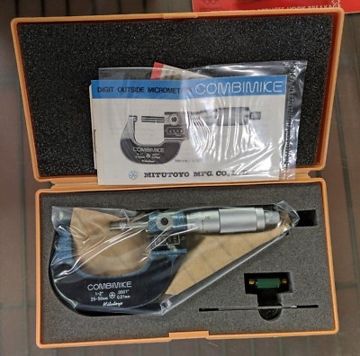 #ad Mitutoyo 159 212 Combimike Digital Micrometer 1 2quot; IN STOCK VINTAGE $233.00