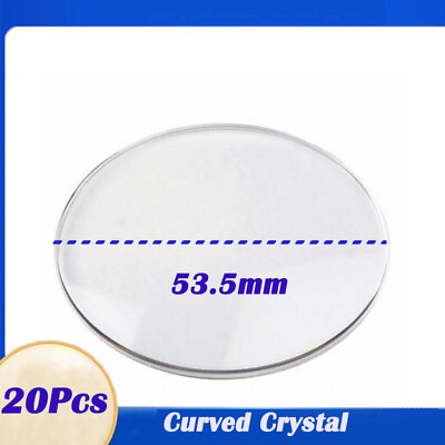 #ad 20Pcs Mitutoyo Dial caliper Replacement part Crystal cover Lid 53.5mm Dia $40.02
