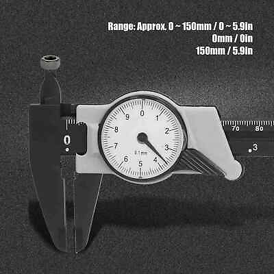 #ad Dial Vernier Caliper ABS 0‑150mm Metric Measuring Tool For Laboratory Home $11.79