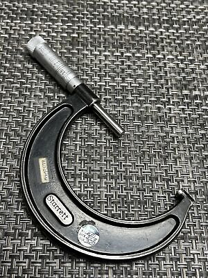 #ad Vintage Starrett No.436 2” 3”Outside Micrometer .001 Res. $45.00