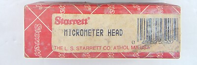 #ad Starrett 1463RL Micrometer Head $100.00
