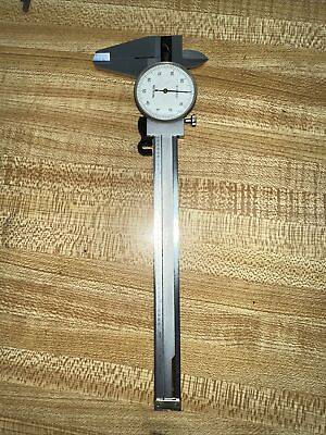 #ad Vintage Fowler 6quot; Dial Caliper Good Pre Owned Shape .001” Missing Thumb Screw $29.95