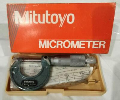 #ad Mitutoyo Micrometer 0 25mm 0.01mm Japan $100.00