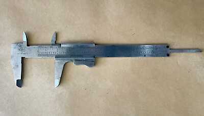 #ad #ad Vintage Helios Machist Vernier Caliper Tool 6quot; Stainless Made In Germany $10.99