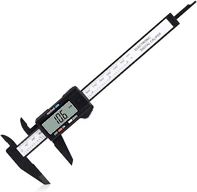 #ad 6quot; 150mm Digital Micrometer Caliper Measuring Tool LCD Vernier Gauge Metric tool $9.29