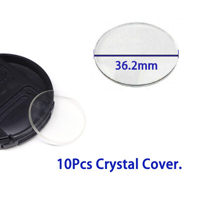 #ad 10pc bag Mitutoyo Dial Caliper Replacement Part Crystal Cover Lid36.2mm Diameter $24.50