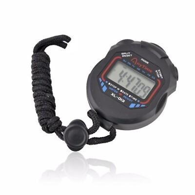 #ad Digital Professional Handheld LCD Chronograph Sports Stopwatch Timer Stop Watch $4.47