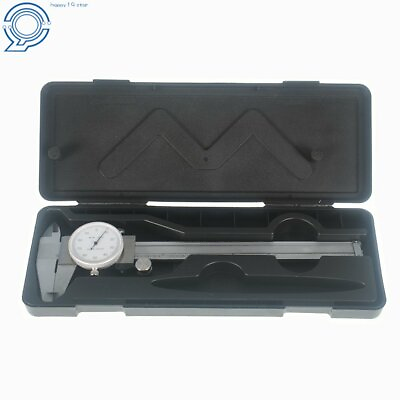 #ad #ad 6 Inch Dial Caliper Stainless Steel Shockproof Gauge 0.001quot; Of One Inch. $21.04