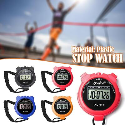 #ad Digital Handheld Sports Stopwatch Stop watch Timer Alarm Counter 2024 C3L3 $2.99