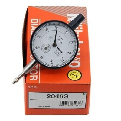 #ad Mitutoyo 2046S 0.01mm X 10mm Dial Indicator $29.77