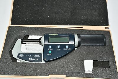 #ad Mitutoyo 293 676 Quickmike IP54 Digimatic Micrometer 0 1.2#x27;#x27; 0 30.8mm SPC Ou $399.99