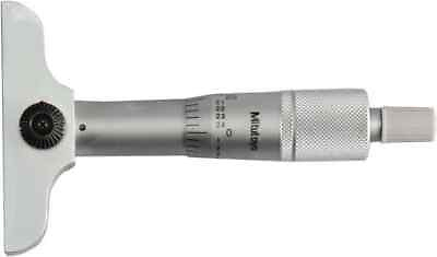 #ad Mitutoyo 0 to 1quot; Range 1 Rod Mechanical Depth Micrometer Ratchet Stop Thimb... $115.29