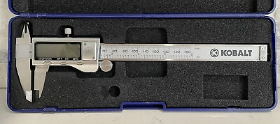 #ad KOBALT 6 Inch Digital Caliper with Electronic Display amp; Carrying Case 293883 $29.95