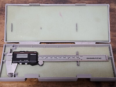 #ad Mitutoyo Digimatic Caliper 500 351 0.01 150mm With Batteries amp; Case Excellent Co $85.00