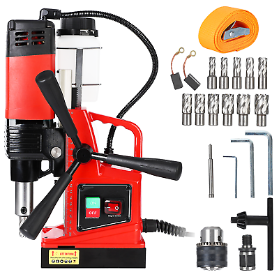 #ad Mag Drill Press Electric Magnetic Drill 1300W 1.6quot; Diameter Magnetic Base Drill $290.69