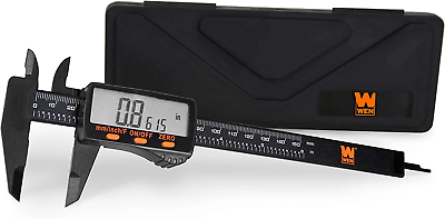 #ad WEN 10761 Electronic 6.1 Inch Digital Caliper with LCD Readout and Storage Case $17.90