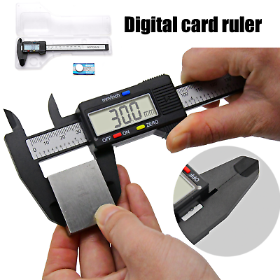 #ad LCD Digital Vernier Caliper Electronic Gauge Ruler Caliber Micrometer $8.00